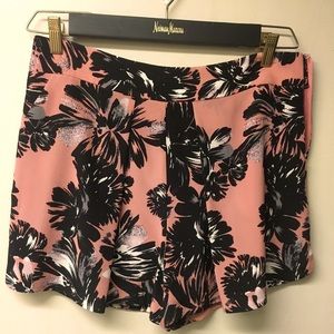 Rebecca Taylor NWOT Silk Tropical Shorts Size 8
